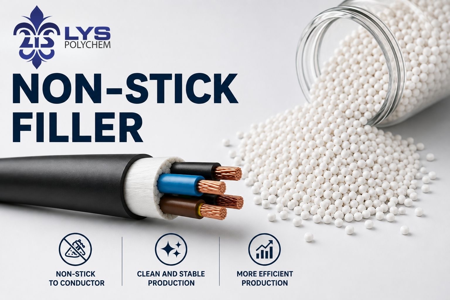 Reduce Cable Production Costs with Non-Stick Filler Technology